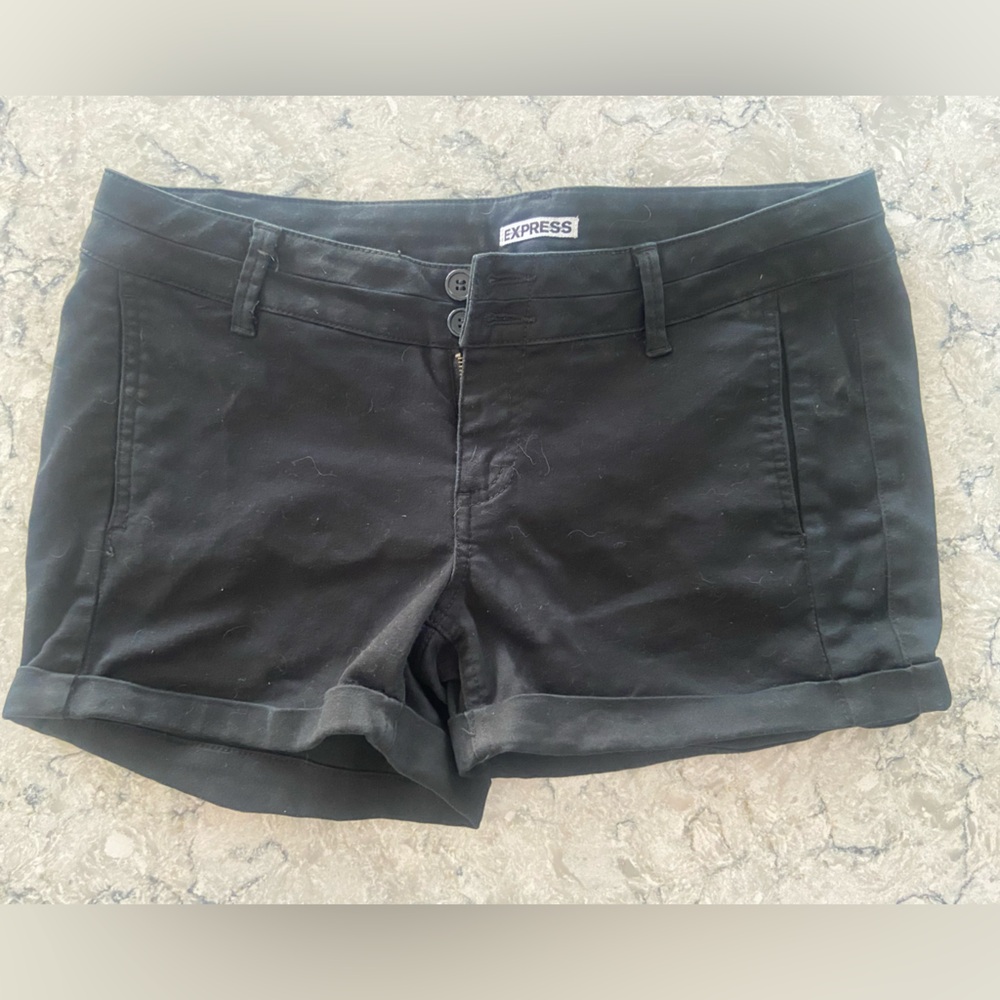Express black shorts